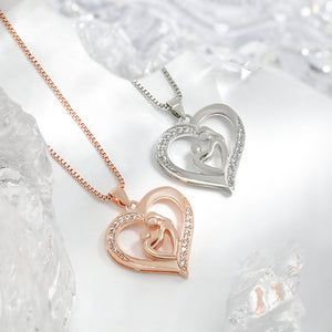 Mother And Daughter Concentric Necklace