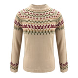 Printed neutral sweater