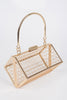 Metal Wire Cube Clutch