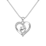 Mother And Daughter Concentric Necklace