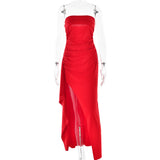 Strapless Split Dress