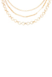 Metal Chain Layered Necklace