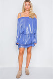 Bell Sleeves Tie Dye Boho Mini Dress