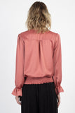 Surplice Wrap Front Top