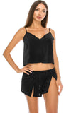 Velvet Stripe Pj Set