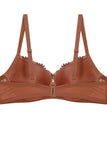 Flower Embroidery Bra W/underwire