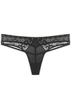Open Cage Back Thong W/ Mesh