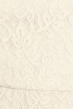 Lace Sleeveless Dress With Halter Neckline And Back Zipper Closure