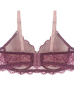 Two Tone Floral Lace Push Up Bra
