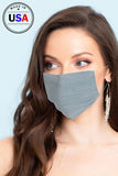 Made In Usa Unisex Fashionable, Reusable Washable, Cool Breathable Fabric Face Mask