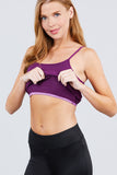 Basic Adjustable Spaghetti Strap Tunic Cami W/ Shelf Bra