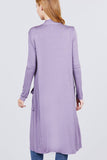 Open Front Long Cardigan