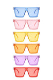 Modern Retro Summer Cool Vibes Colored Sunglasses