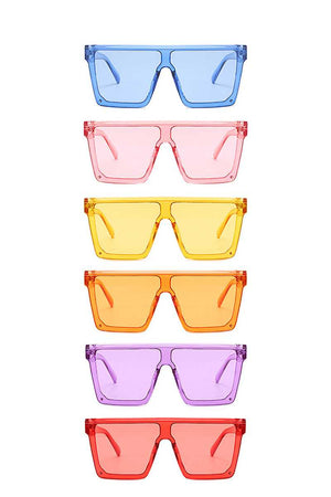 Modern Retro Summer Cool Vibes Colored Sunglasses