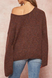 A Multicolor Fuzzy Knit Sweater