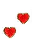 Mini Heart Stud Earring