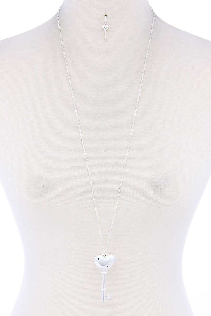Break Apart Heart Pendant Necklace