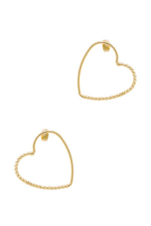 Metal Heart Stud Earring