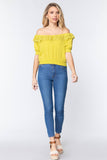 Off Shoulder Lace Detailed Top