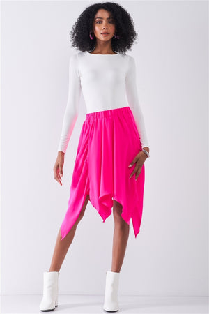 Plain Tight Fit Long Sleeve Round Neck Bodysuit