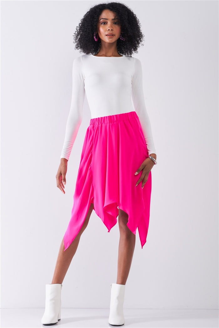 Plain Tight Fit Long Sleeve Round Neck Bodysuit