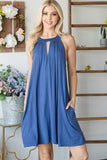 Minimal Sleeveless Mini Dress