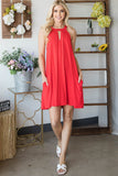 Minimal Sleeveless Mini Dress