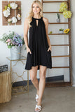 Minimal Sleeveless Mini Dress