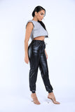 Pu Jogger Pants