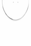 Herringbone Metal Chain Necklace