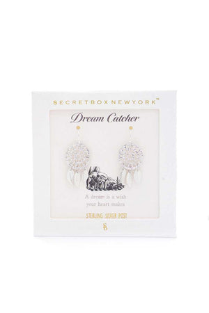 Dream Catcher Gold Dipped Earring