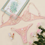Pretty In Pink Lingerie Set